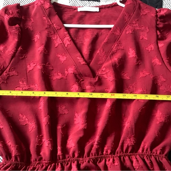 NWOT Cranberry Red Dress - Picture 4 of 7